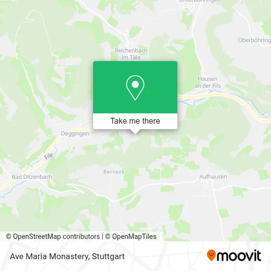 Ave Maria Monastery map