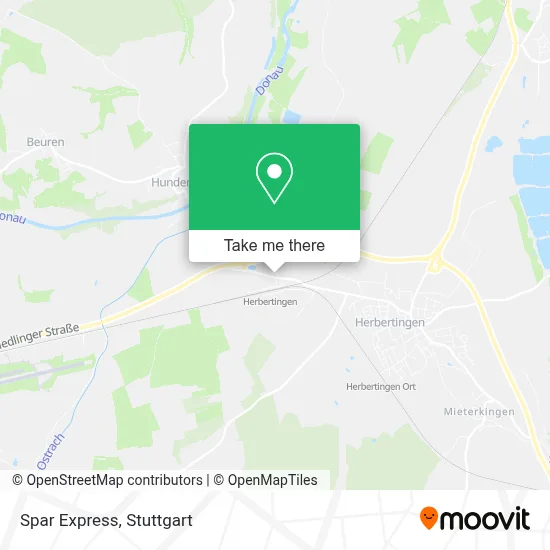 Spar Express map