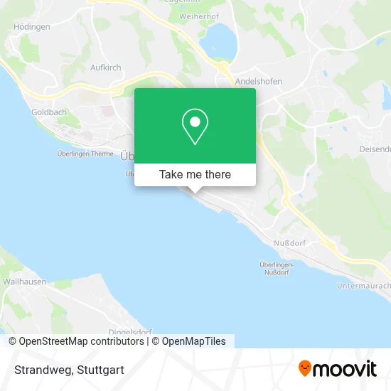 Strandweg map