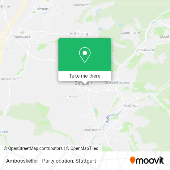 Ambosskeller - Partylocation map