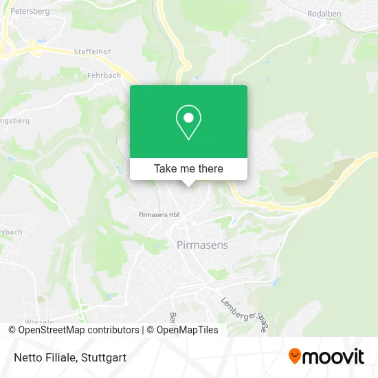 Netto Filiale map
