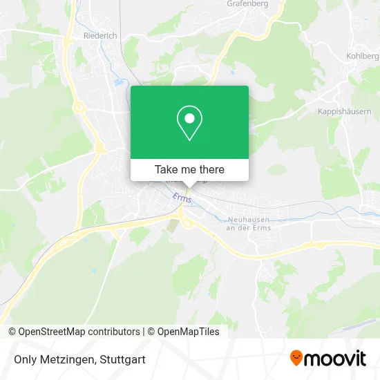 Only Metzingen map