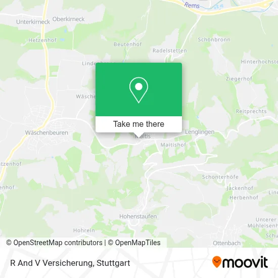 R And V Versicherung map