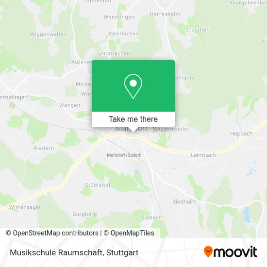 Musikschule Raumschaft map