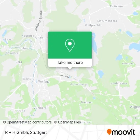 R + H Gmbh map