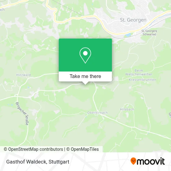 Gasthof Waldeck map