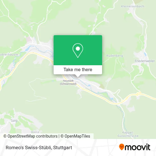 Romeo's Swiss-Stübli map