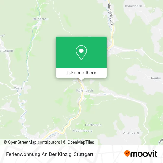 Ferienwohnung An Der Kinzig map