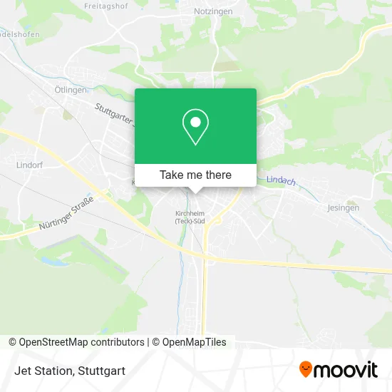 Jet Station map