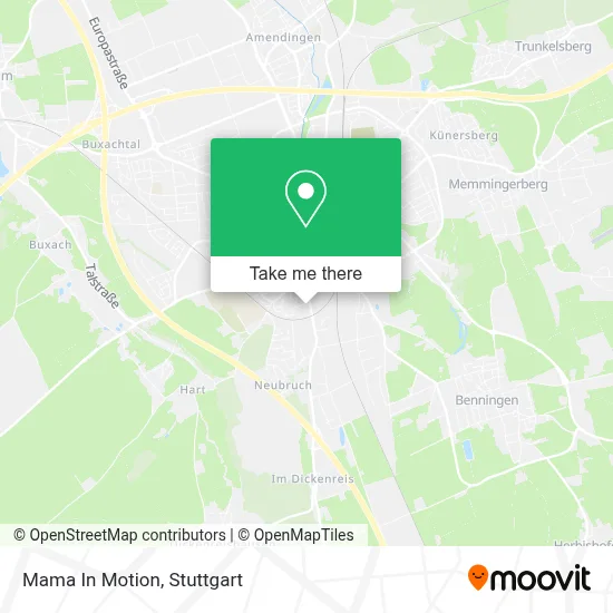 Mama In Motion map