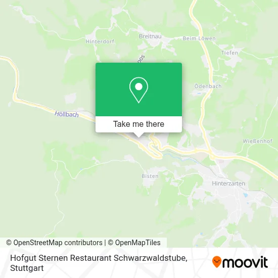 Hofgut Sternen Restaurant Schwarzwaldstube map