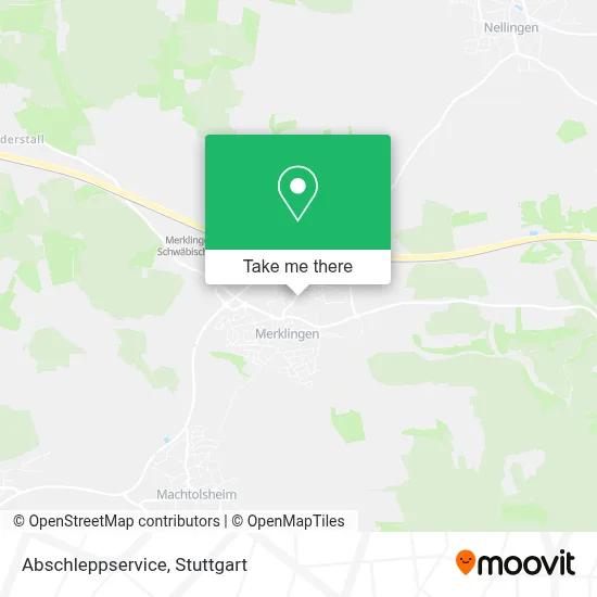 Abschleppservice map