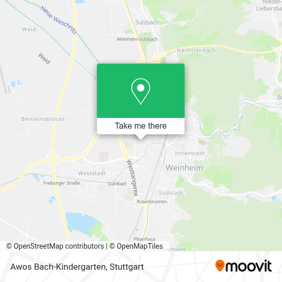 Awos Bach-Kindergarten map