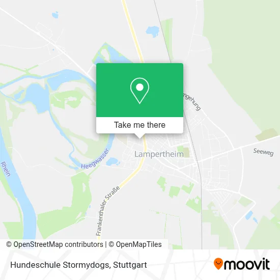 Hundeschule Stormydogs map
