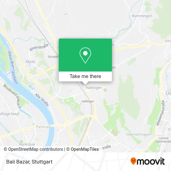 Bali Bazar map