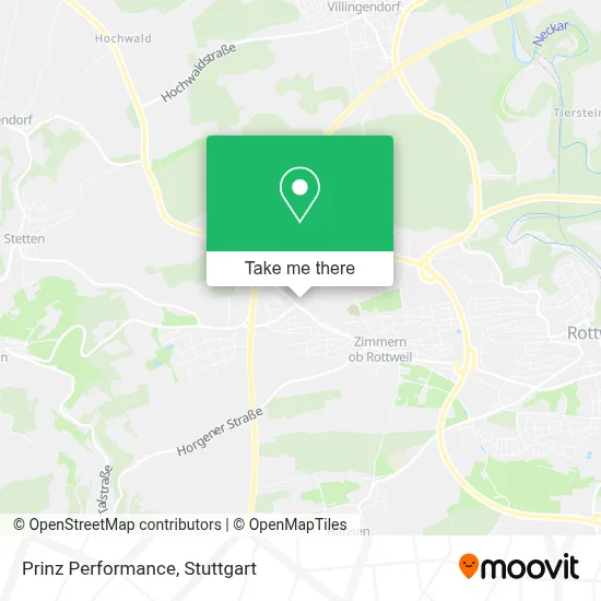 Prinz Performance map