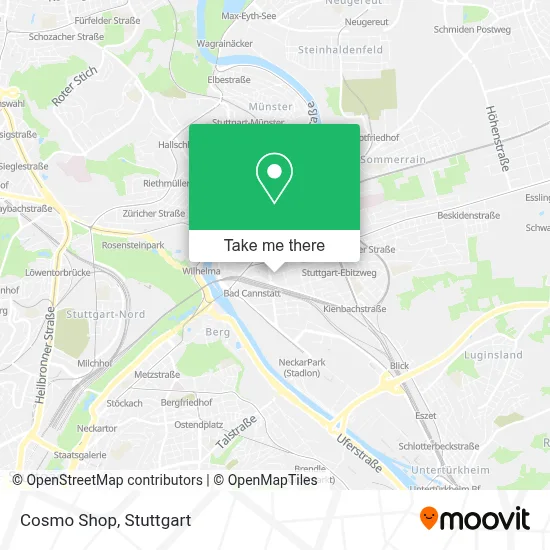 Cosmo Shop map
