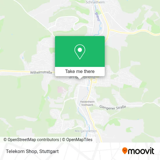 Telekom Shop map