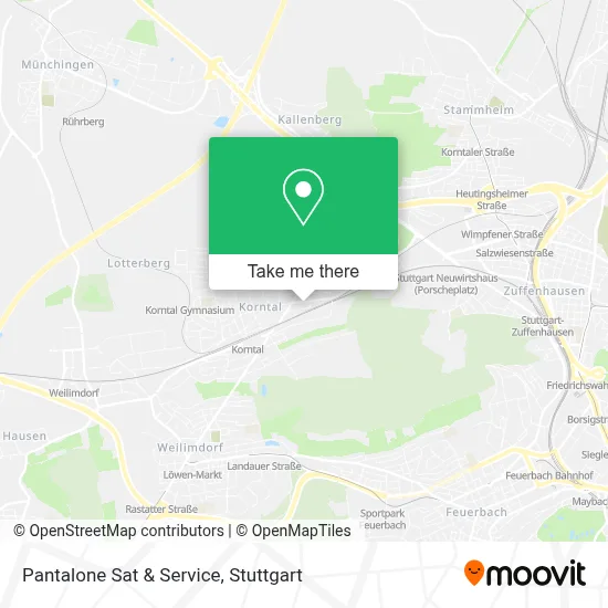 Pantalone Sat & Service map