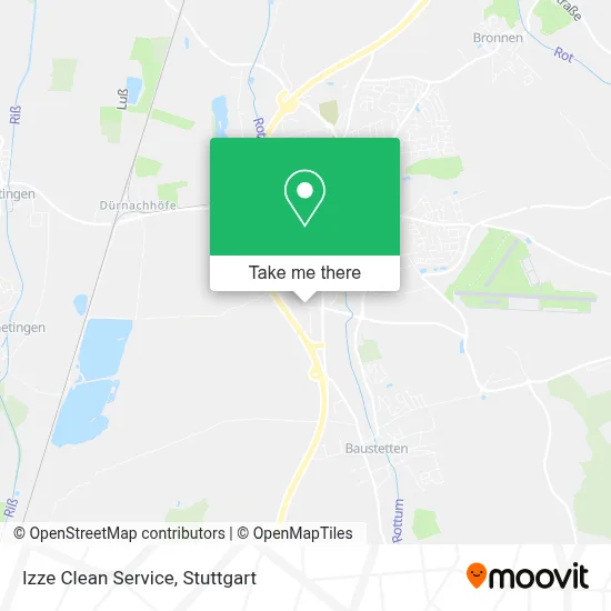 Izze Clean Service map