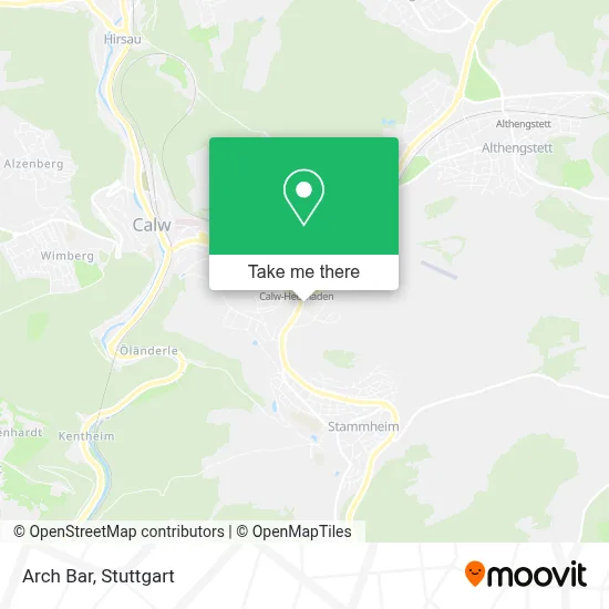 Arch Bar map