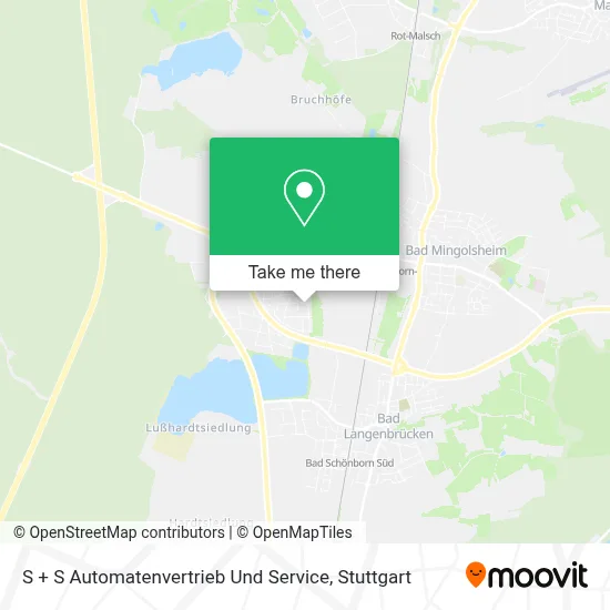 S + S Automatenvertrieb Und Service map