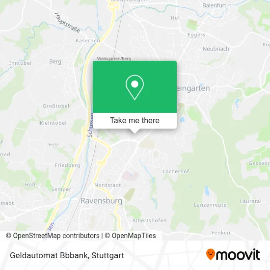 Geldautomat Bbbank map