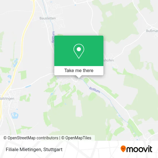 Filiale Mietingen map
