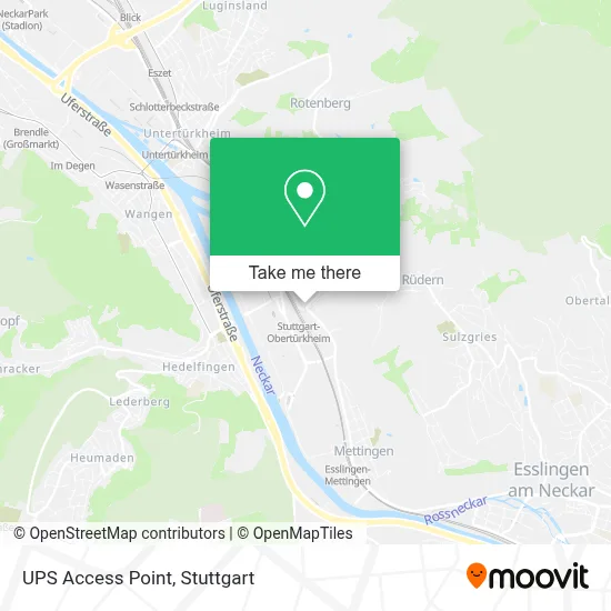 Ups Access Point map