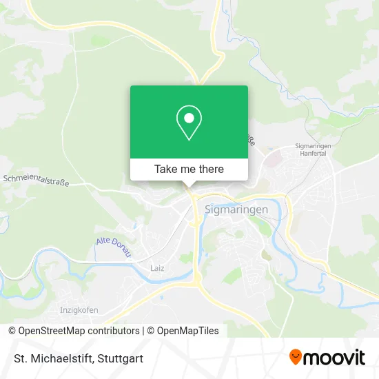 St. Michaelstift map