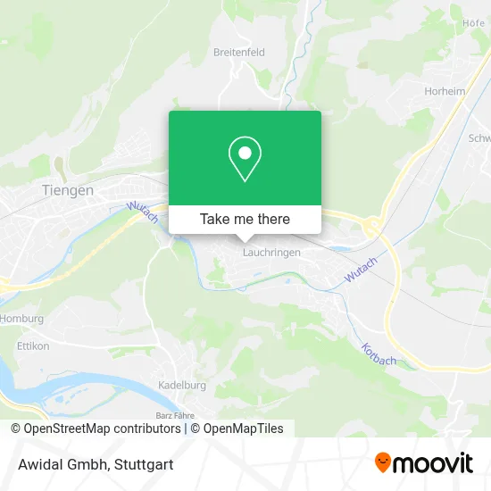 Awidal Gmbh map