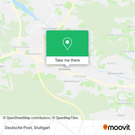 Deutsche Post map