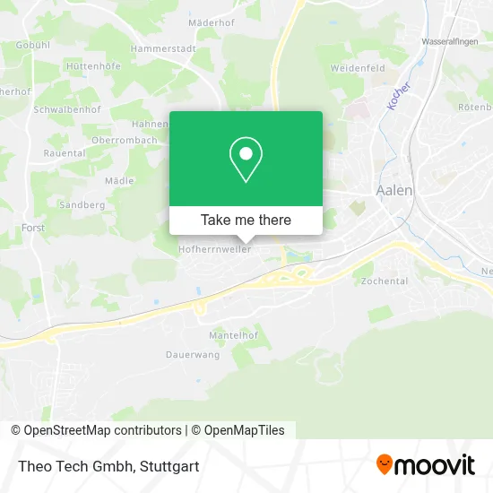 Theo Tech Gmbh map