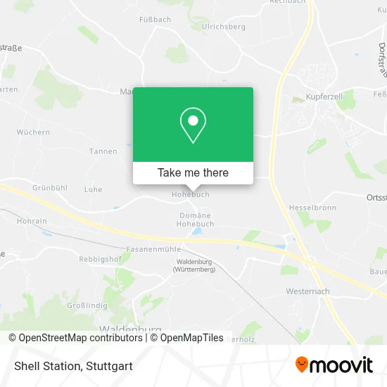 Shell Station map