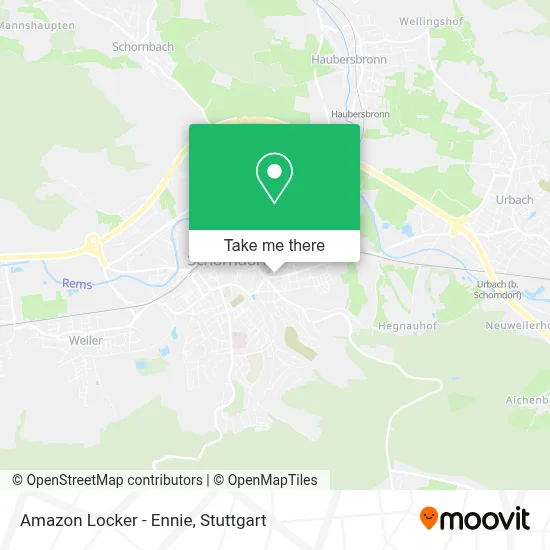Amazon Locker - Ennie map