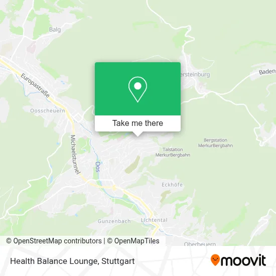 Health Balance Lounge map