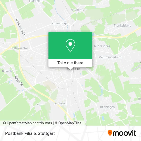 Postbank Filiale map