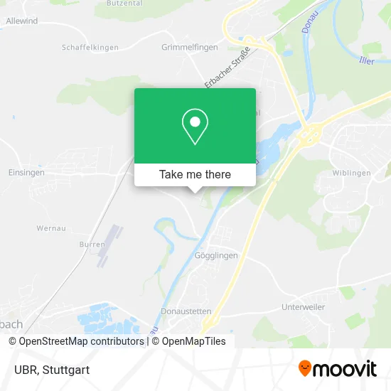 Ubr map