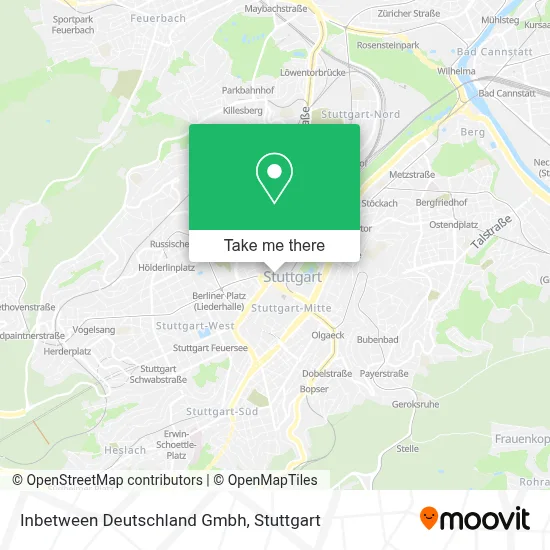 Inbetween Deutschland Gmbh map