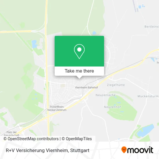 R+V Versicherung Viernheim map