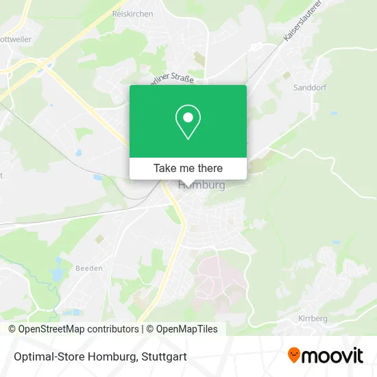 Optimal-Store Homburg map