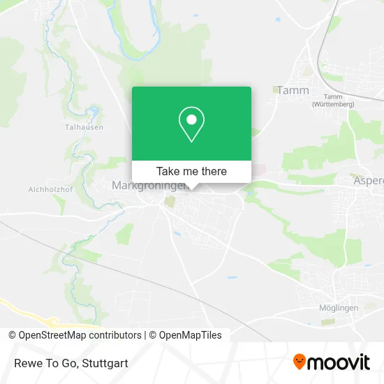 Rewe To Go map