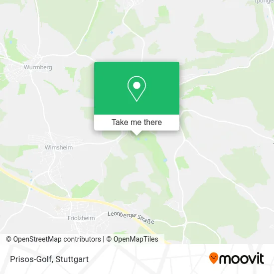Prisos-Golf map