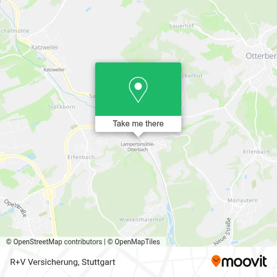 R+V Versicherung map