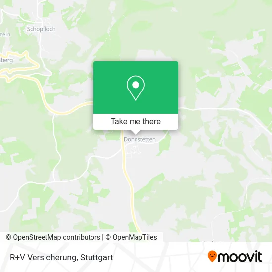 R+V Versicherung map