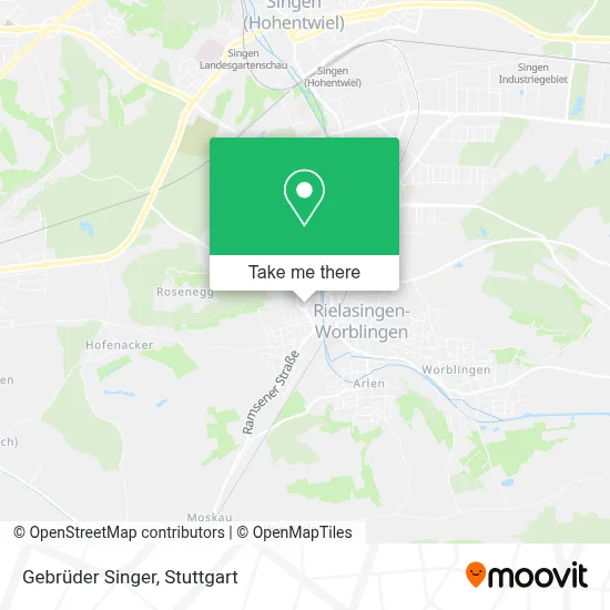 Gebrüder Singer map