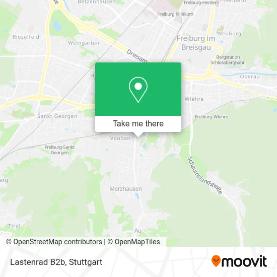 Lastenrad B2b map
