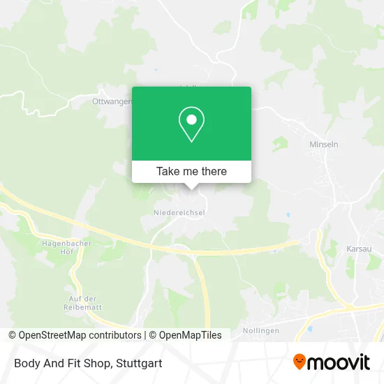 Body And Fit Shop map