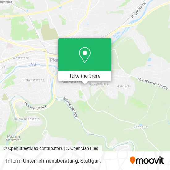 Inform Unternehmensberatung map