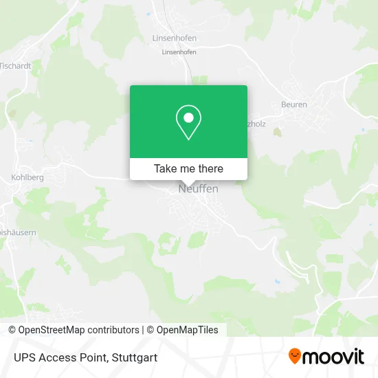Ups Access Point map
